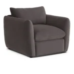 Leigh 42_ Velvet Lounge Chair - Hale Warm Gray