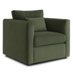 Marina 38_ Velvet Lounge Chair - Hale Fir Green
