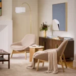 Sunny 32_ Lounge Chair - Sandstone Wool Bouclé