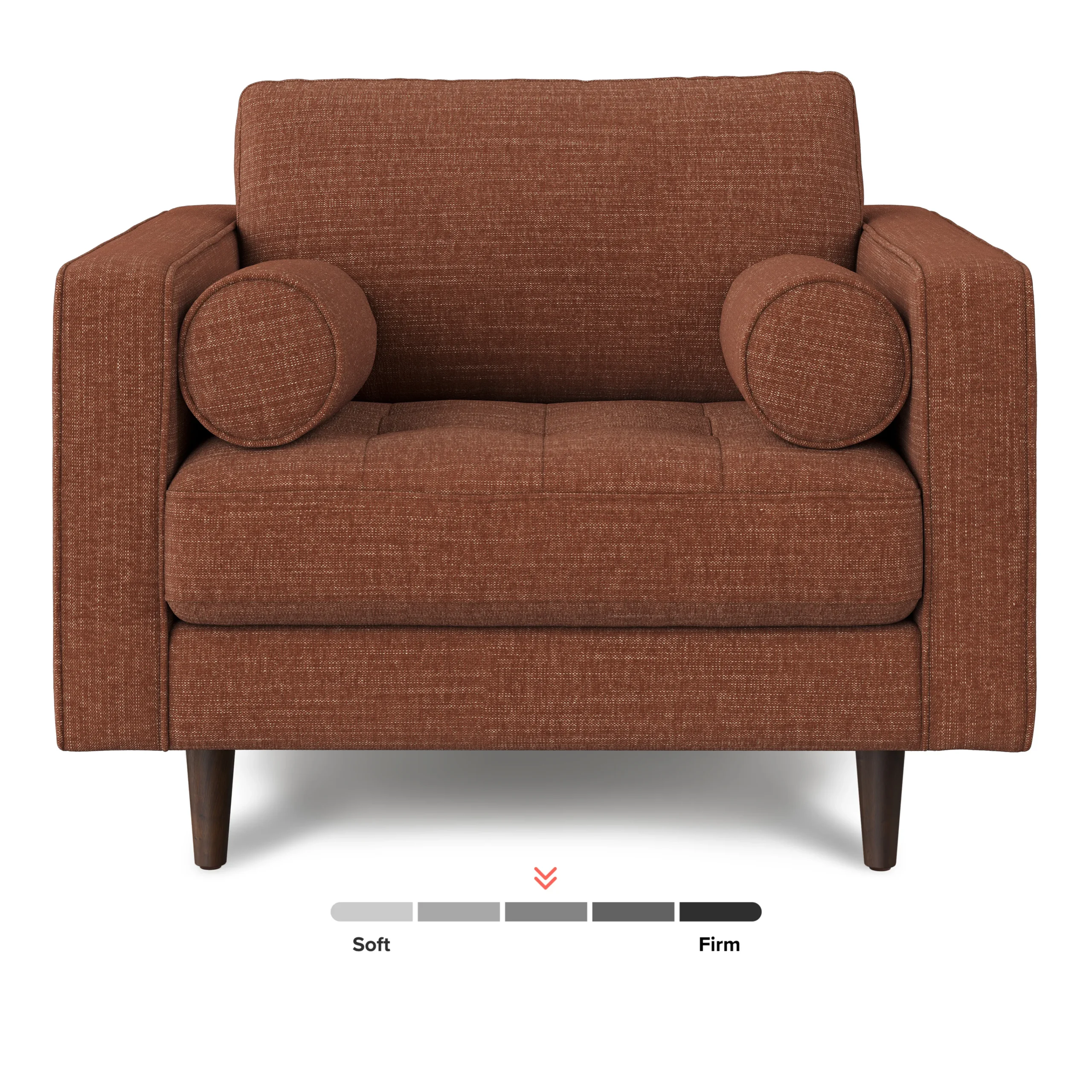 Sven 42_ Tufted Lounge Chair - Napa Rust - Image 10