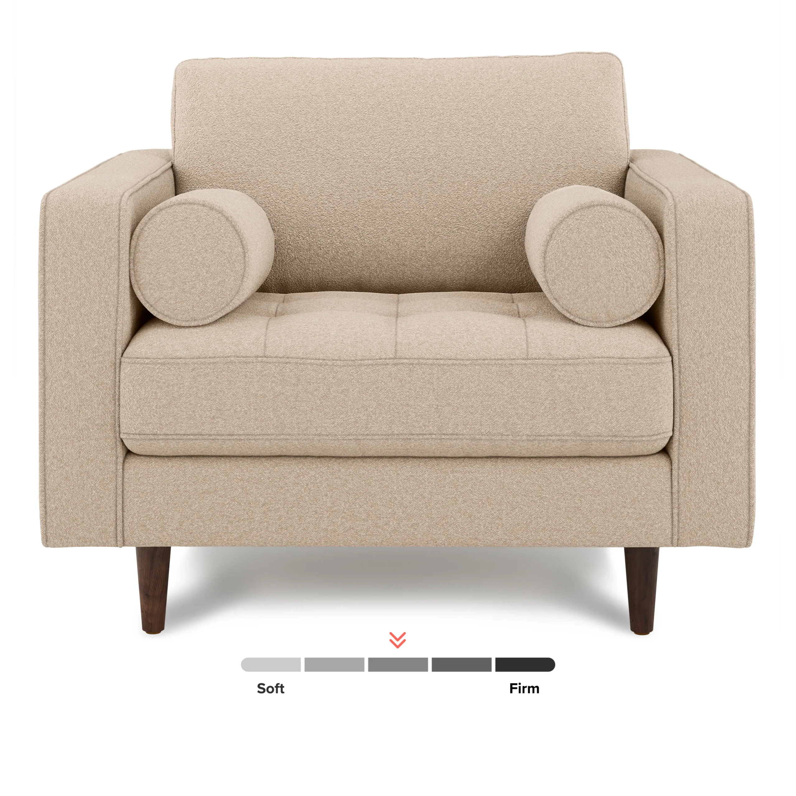 Sven 42_ Tufted Lounge Chair - Ratine Buff - Image 10