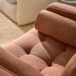 Sven 42_ Tufted Lounge Chair - Ratine Oxide