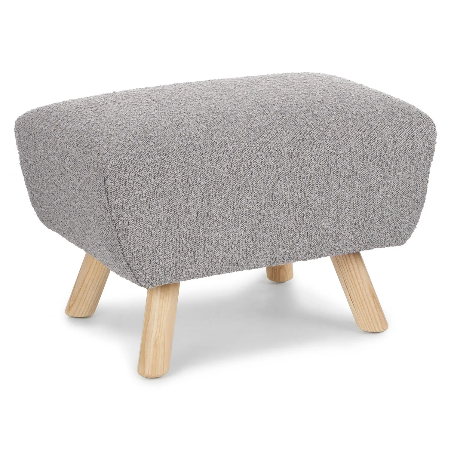Gabriola 23_ Ottoman - Dover Gray Bouclé - Image 3