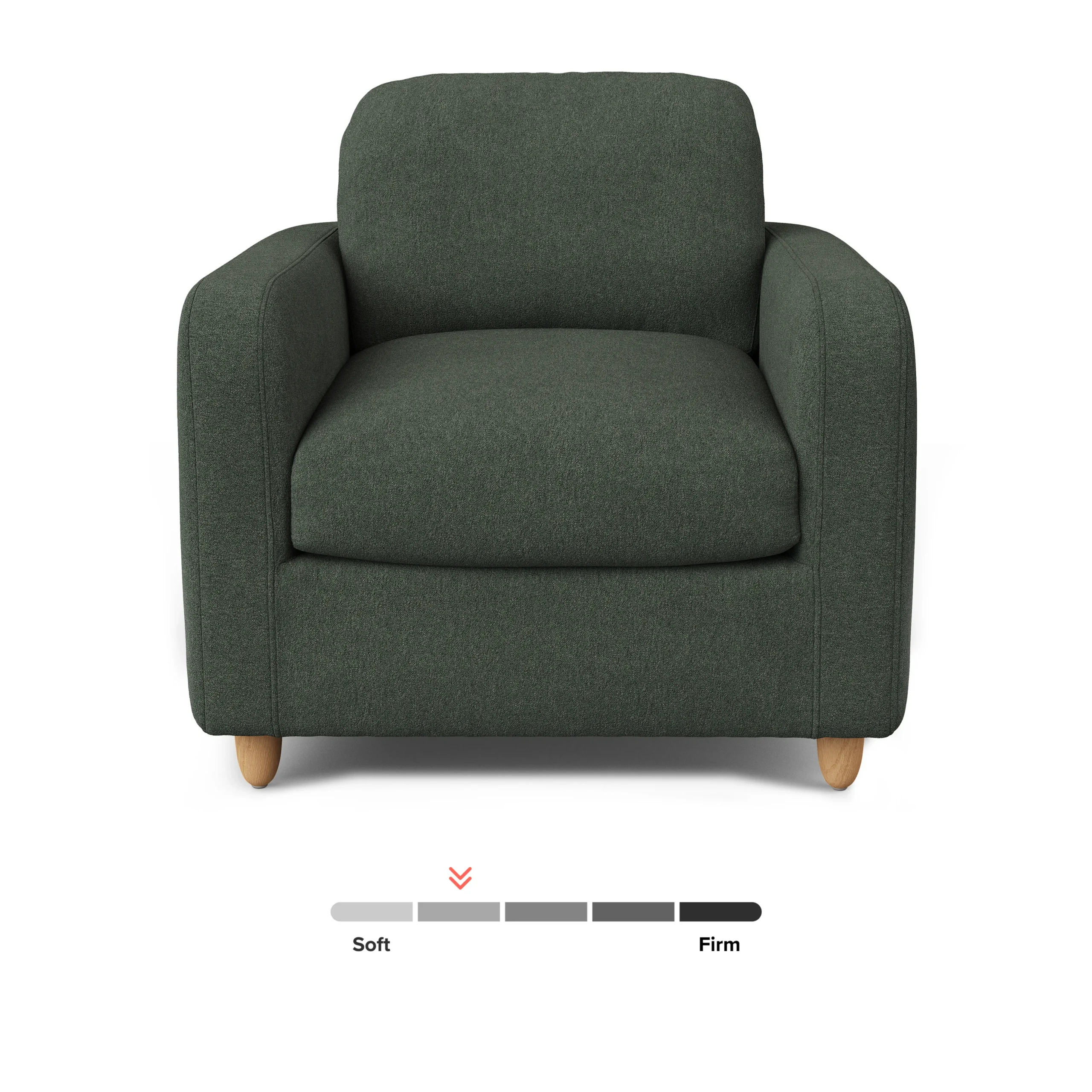 Vati 37_ Lounge Chair - Green Wool Bouclé - Image 10