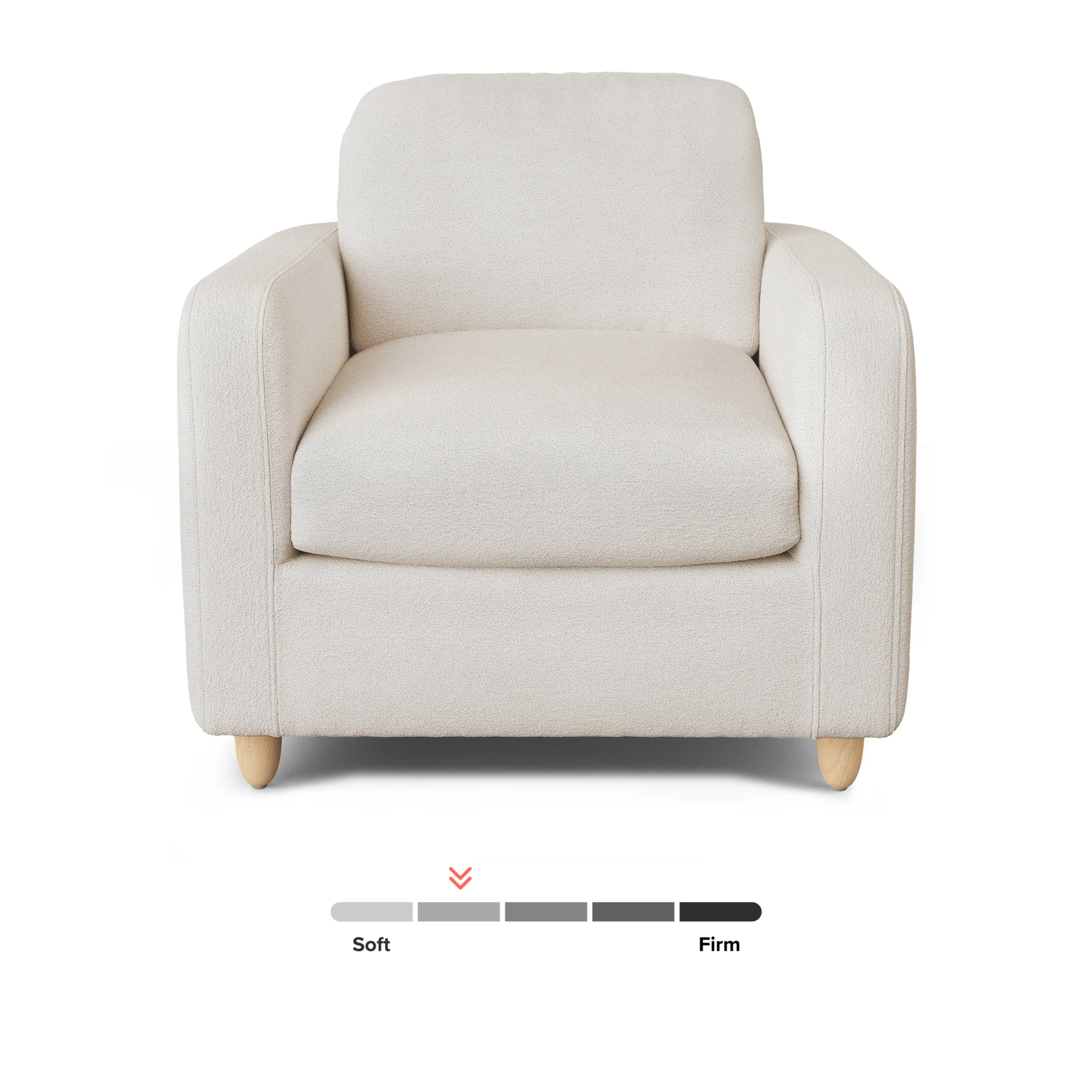 Vati 37_ Lounge Chair - Ivory Wool Bouclé - Image 10
