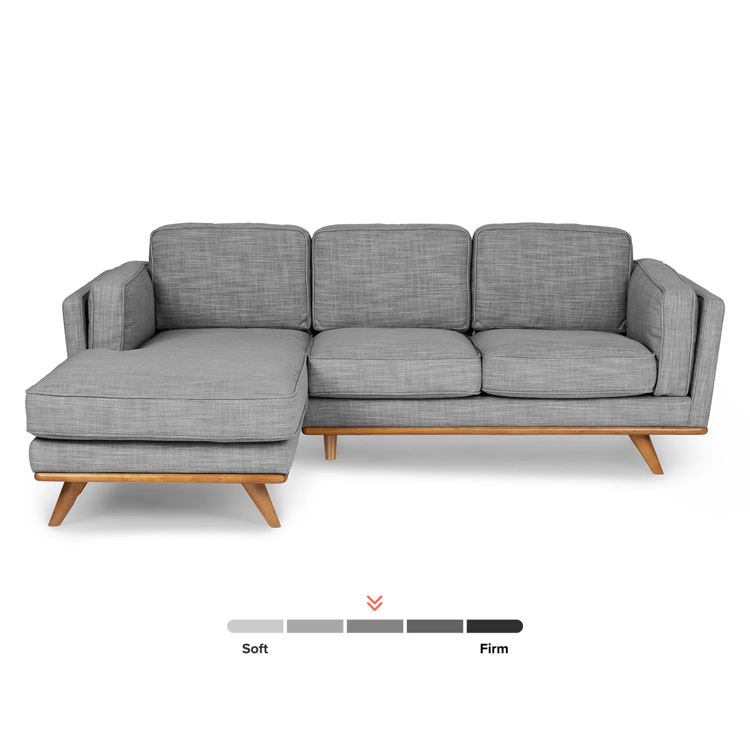 Timber 93_ Left Sectional - Pebble Gray - Image 3