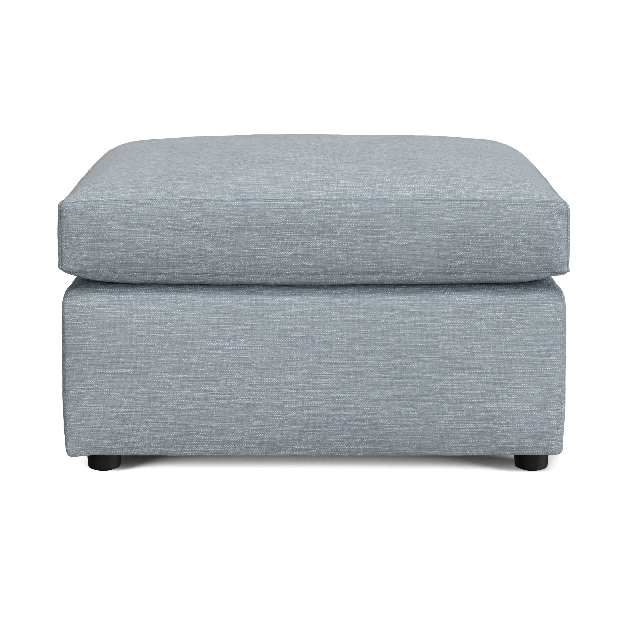Landry 28_ Ottoman - Silver Light Blue - Image 3