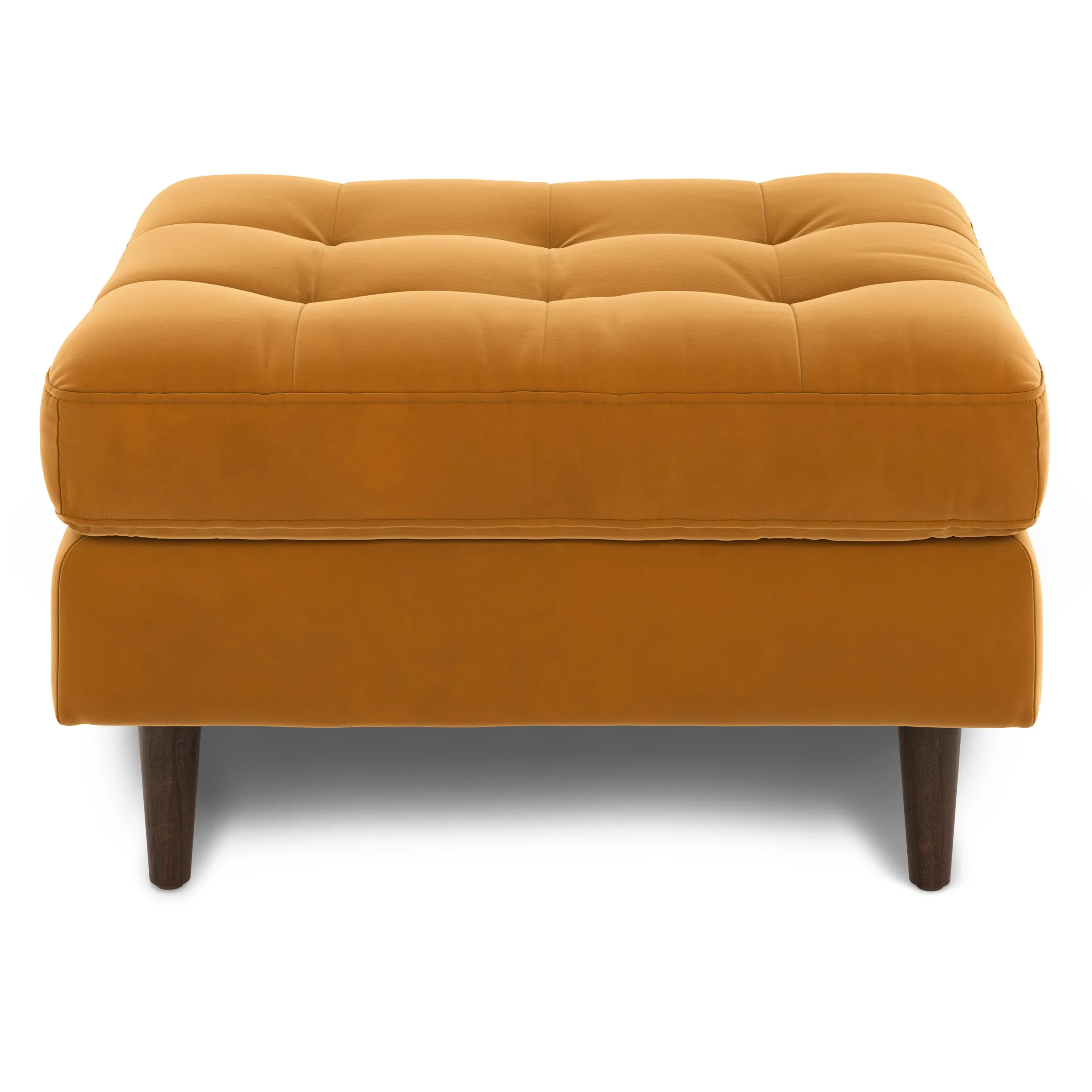 Sven 30_ Velvet Ottoman - Plush Pacific Ginger - Image 8