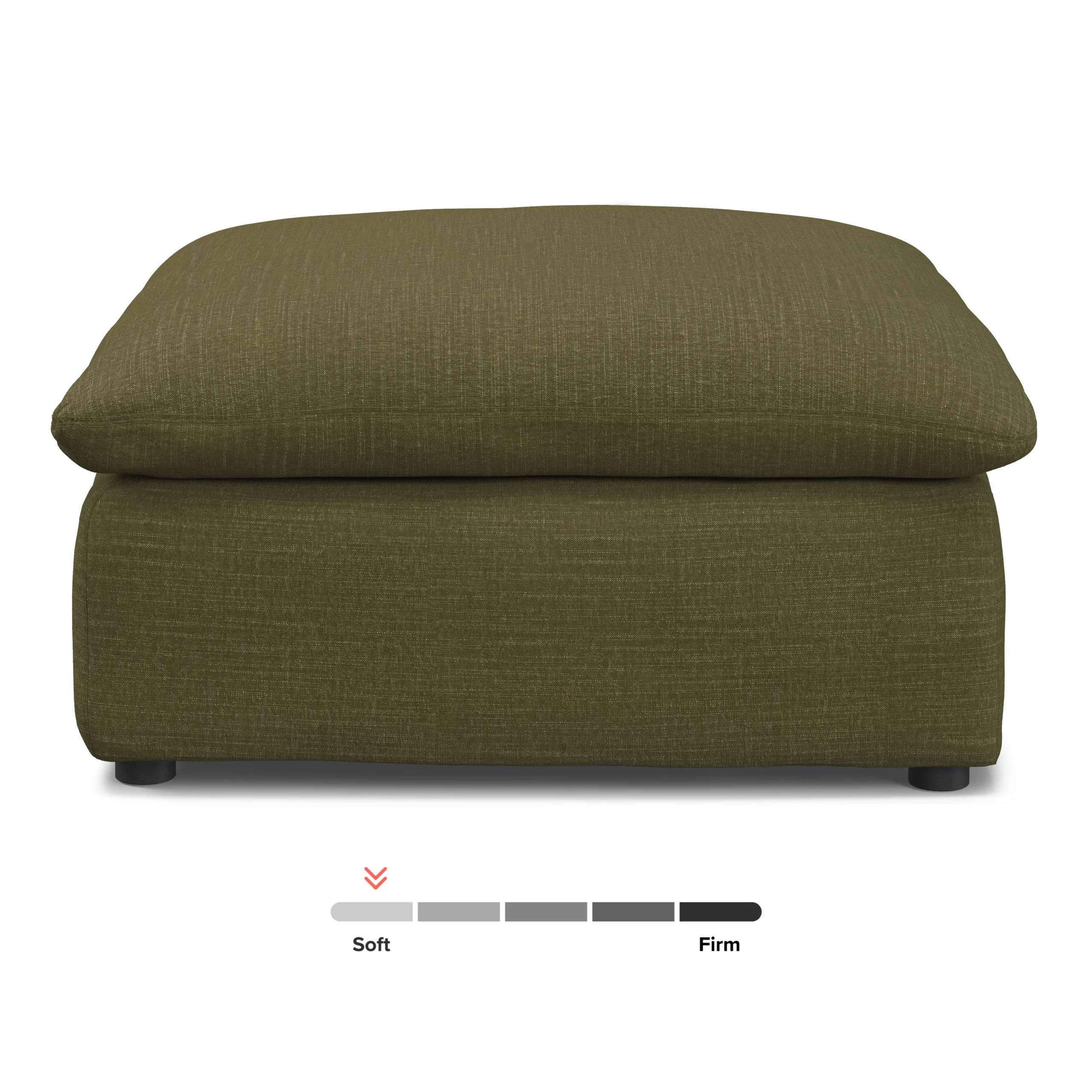 Leigh 41_ Ottoman - Napa Moss - Image 3