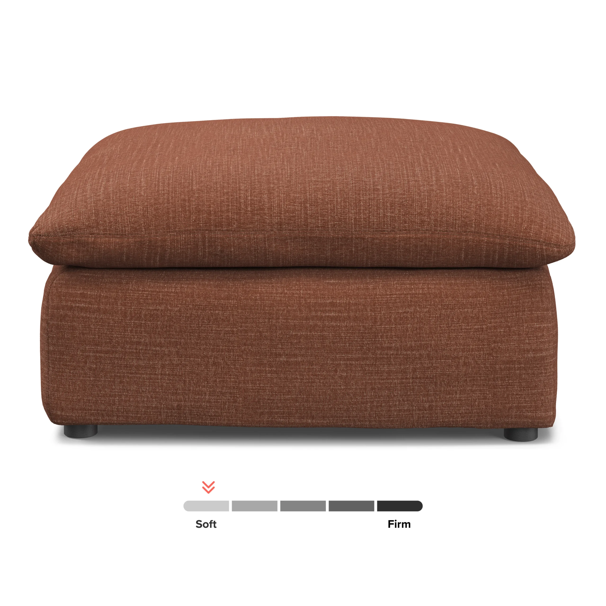 Leigh 41_ Ottoman - Napa Rust - Image 3