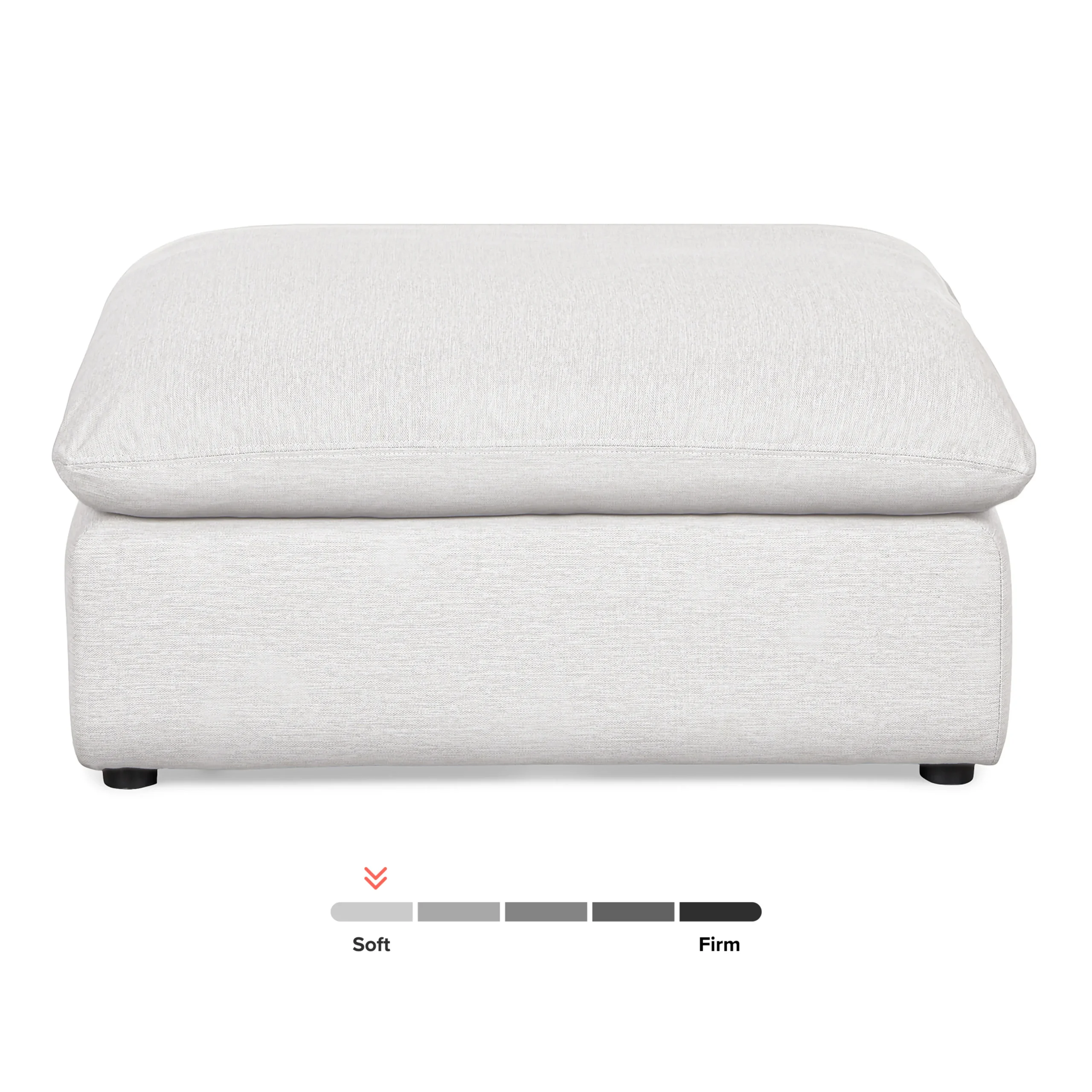Leigh 41_ Ottoman - Silver Ivory - Image 3