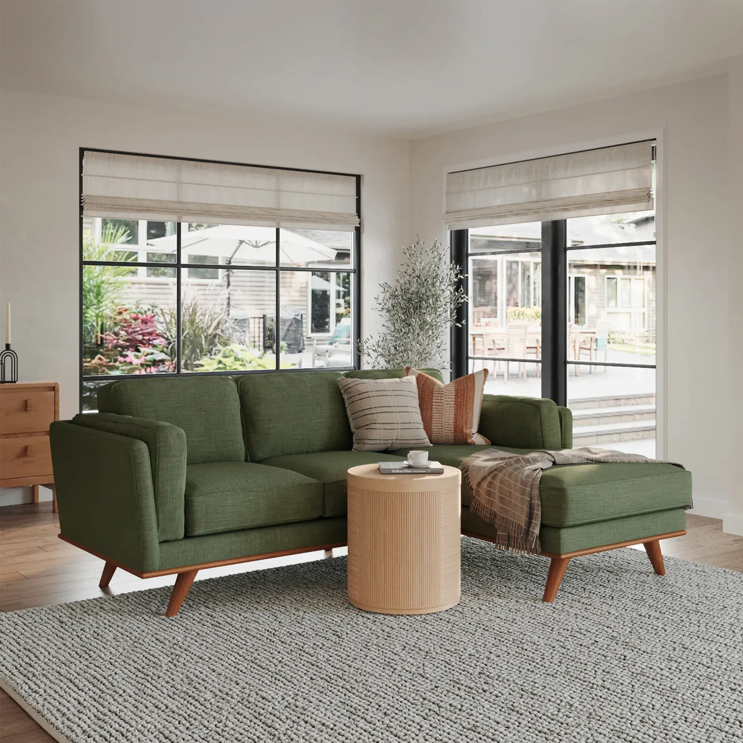 Timber 93_ Right Sectional - Olio Green - Image 3