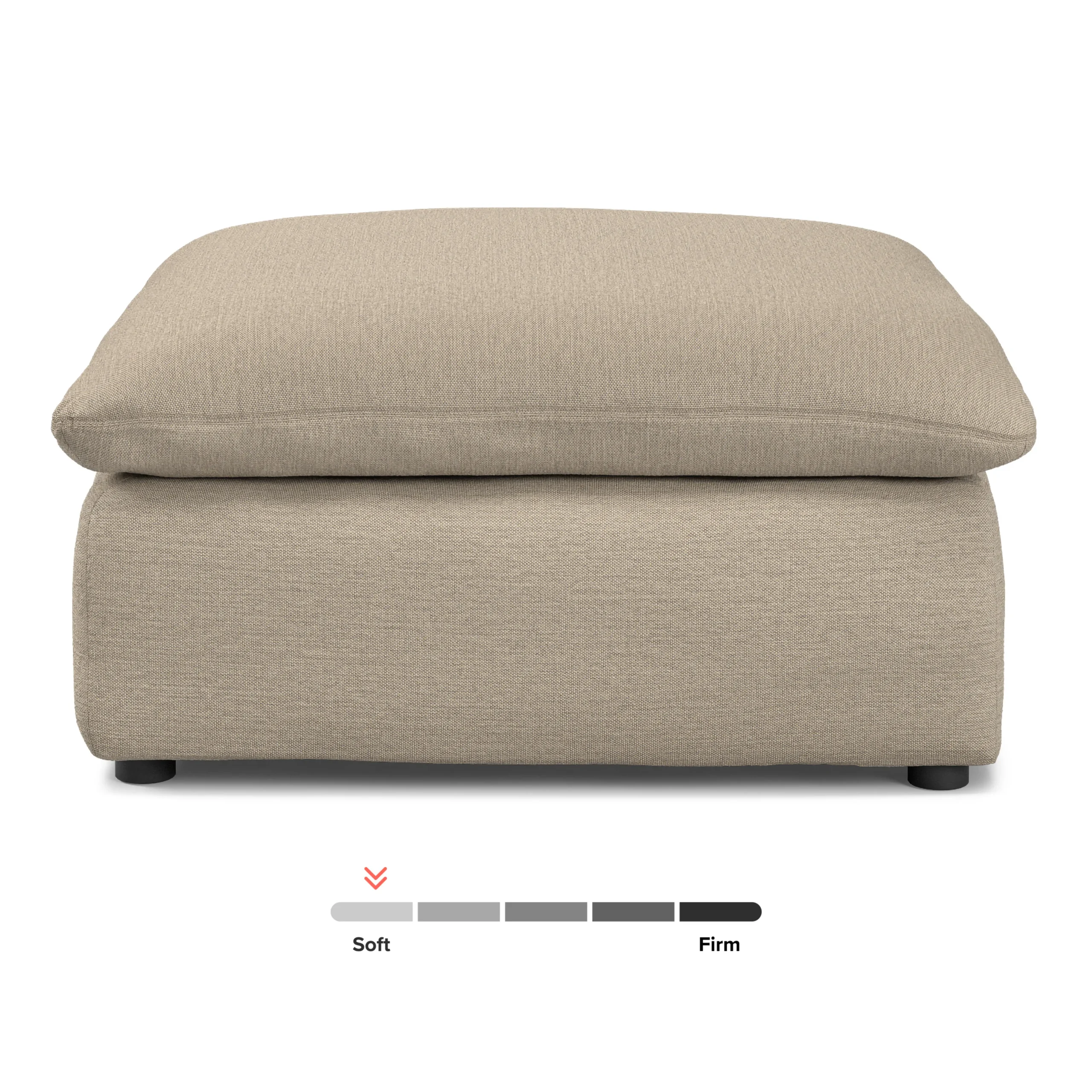 Leigh 41_ Ottoman - Silver Taupe - Image 3