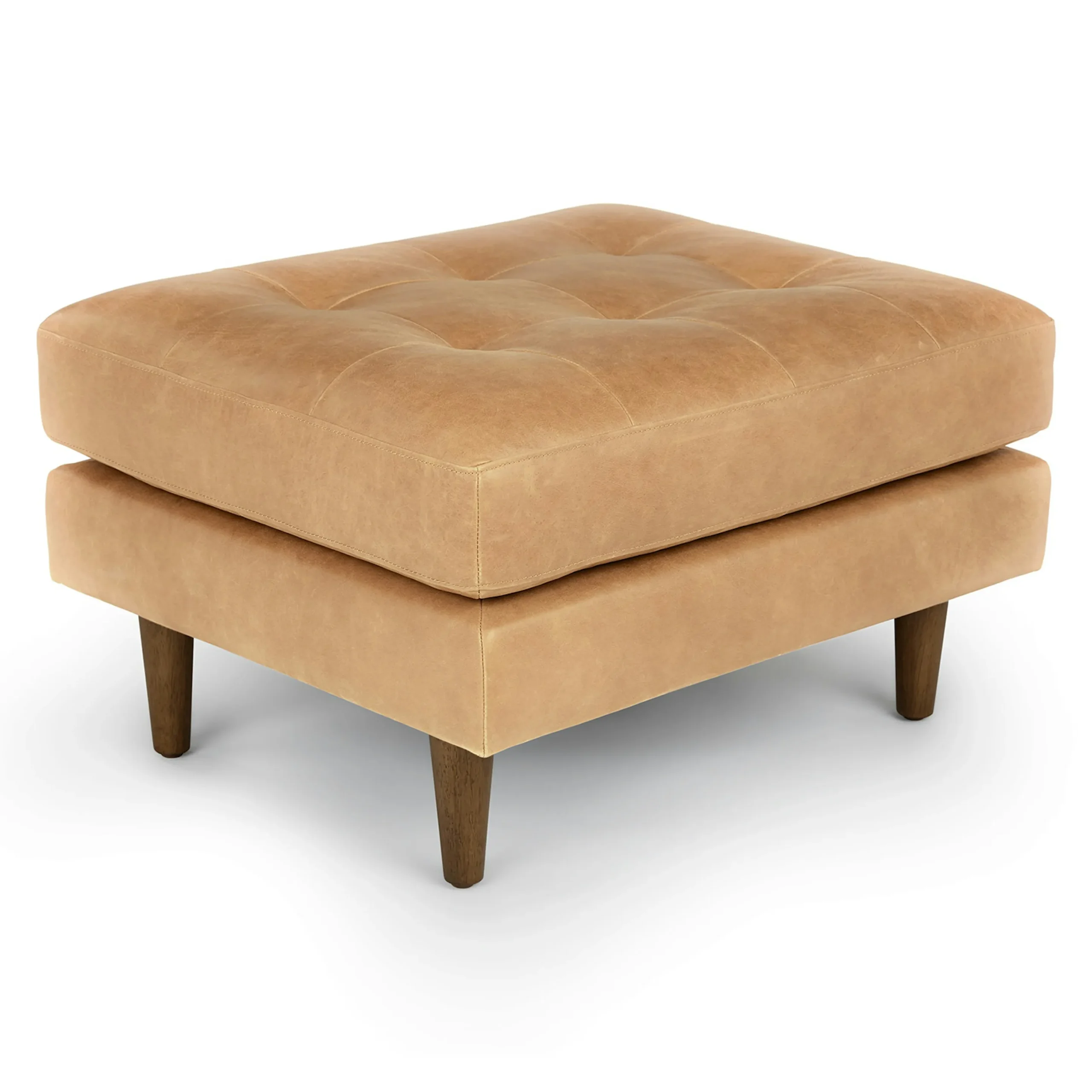 Sven 30_ Leather Ottoman - Charme Tan - Image 12