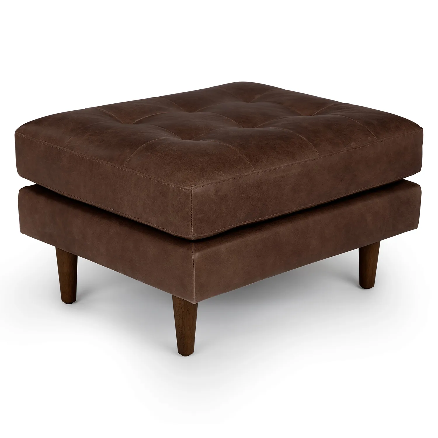 Sven 30_ Leather Ottoman - Charme Chocolat - Image 12