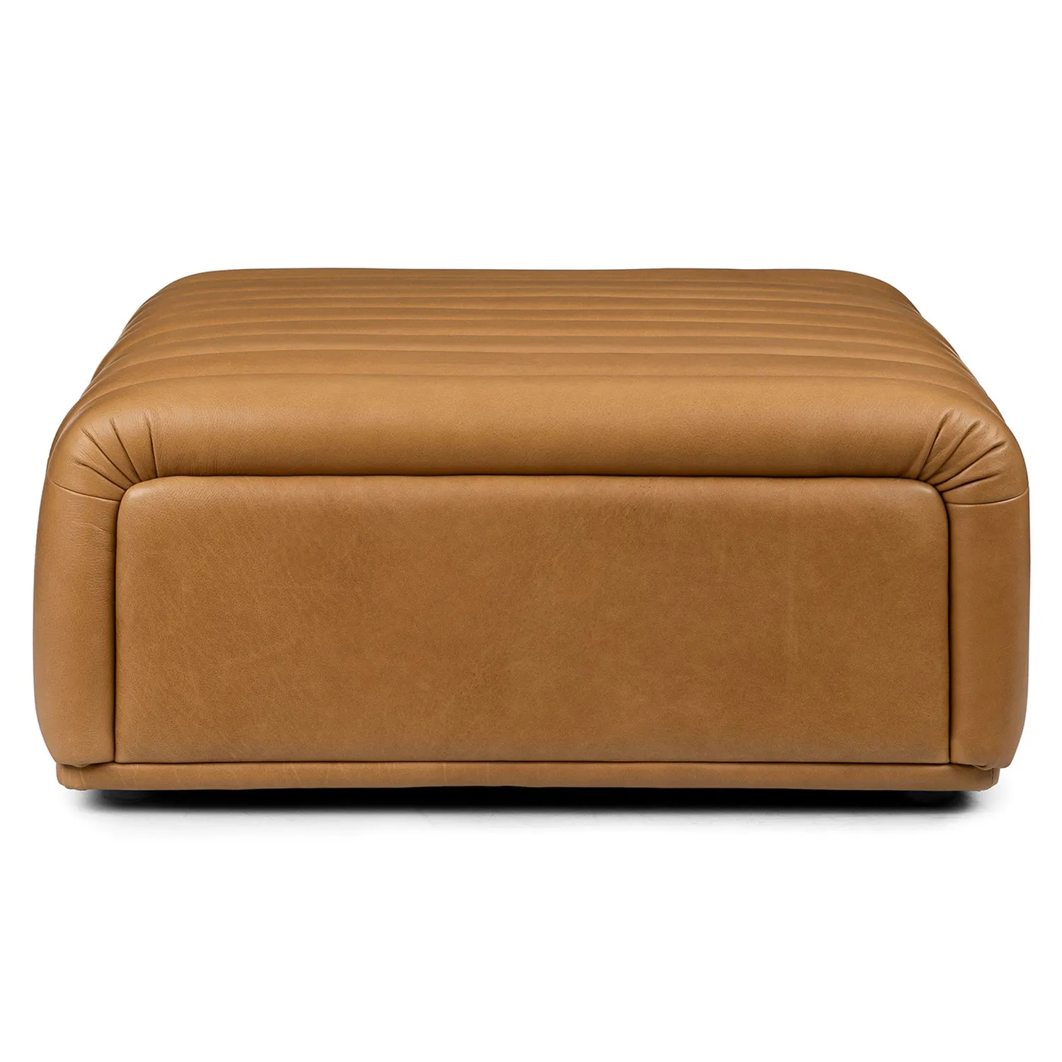 Sefto 39.5_ Leather Ottoman - Taos Tan - Image 9