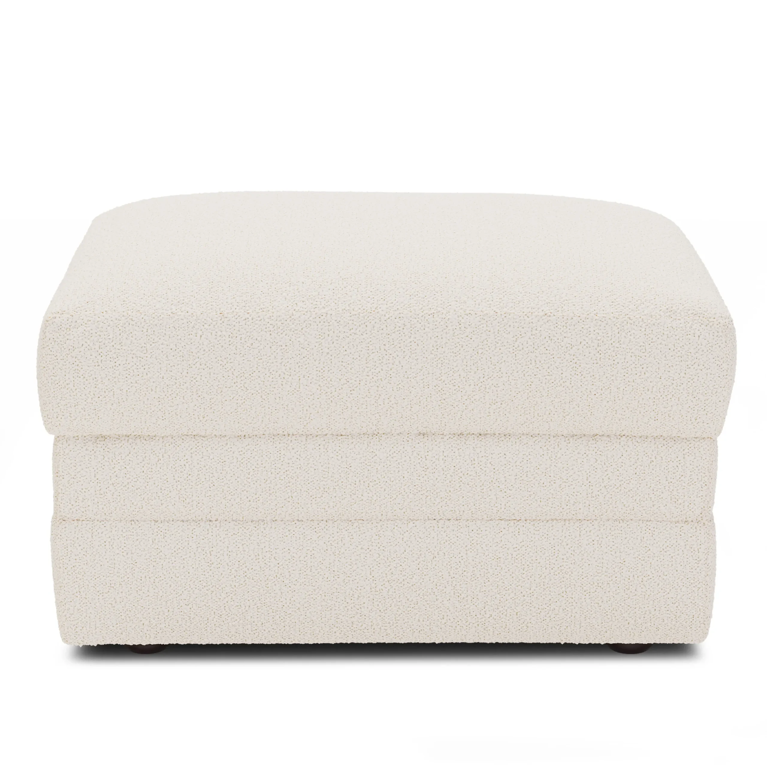 Riley 28_ Ottoman - Ivory Wool Bouclé - Image 9