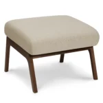 Otio 22_ Ottoman - Walnut and Welsh Taupe