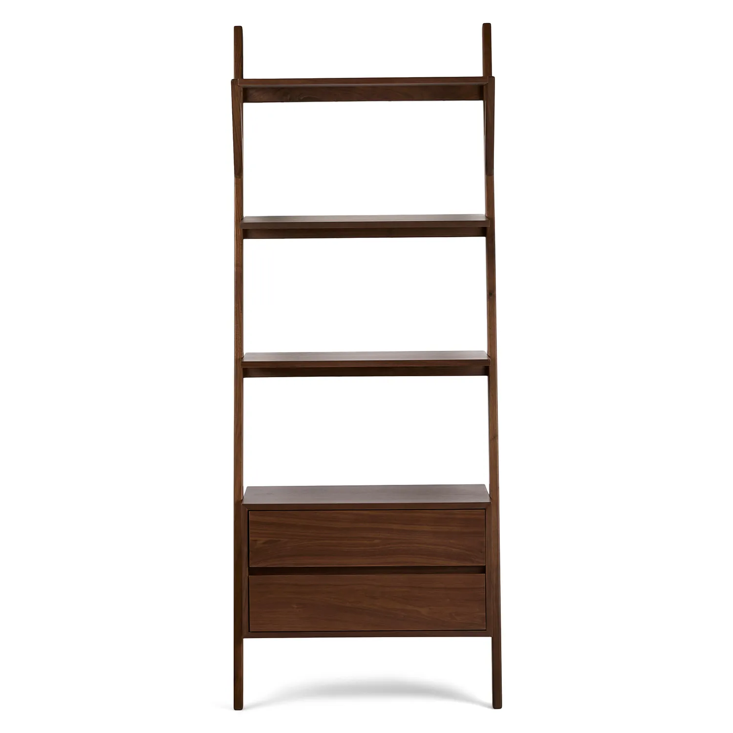 Harles 29.5_ Shelving Unit with Storage - Walnut - Image 3