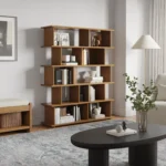Lafora 53_ Bookcase, Tall - Smoked Oak