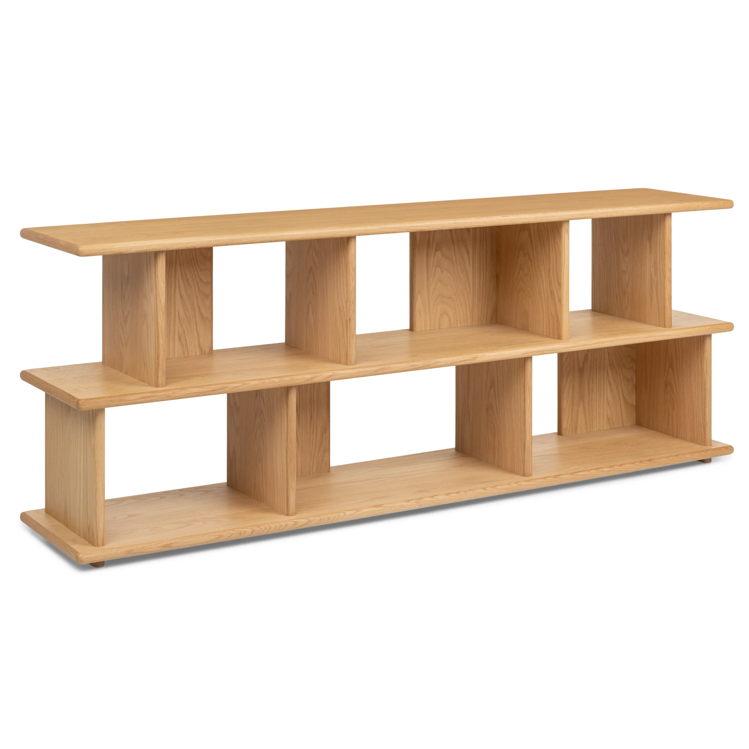 Lafora 72_ Bookcase, Short - Natural Oak - Image 3