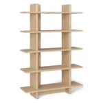 Torme 48_ Bookcase, Tall - White Oak