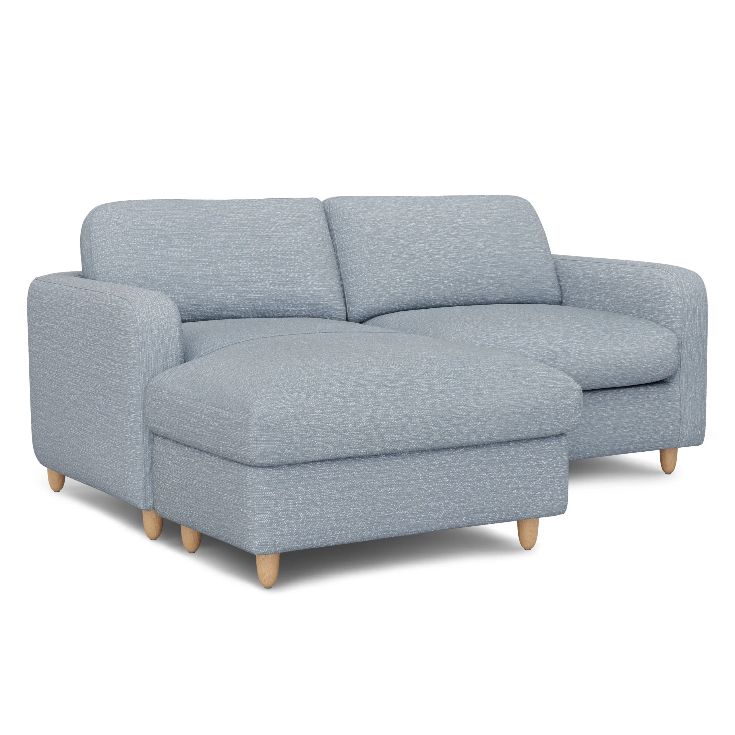 Vati 80_ Left Storage Sectional - Natural Oak and Silver Light Blue - Image 7