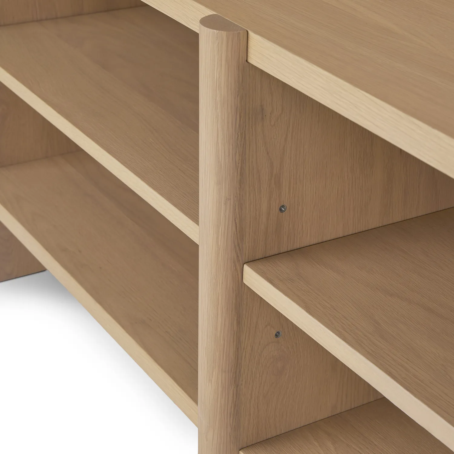 Torme 57_ Bookcase, Short - White Oak - Image 3