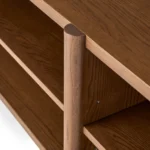 Torme 57_ Bookcase, Short - Smoked Oak