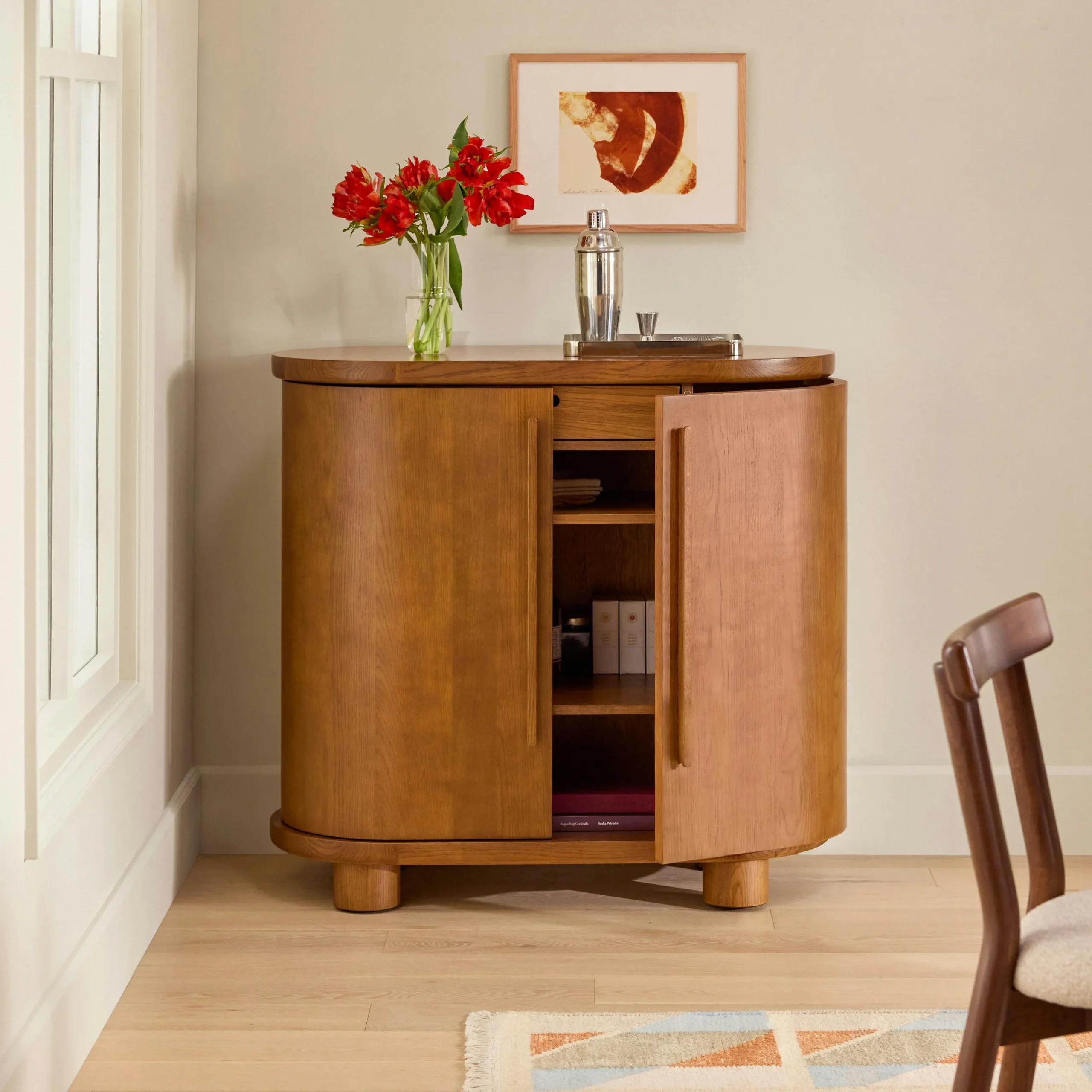 Jens 38_ Bar Cabinet - Smoked Oak - Image 3