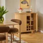 Jens 38_ Bar Cabinet - White Oak