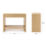 Leif 37_ Storage Console - White Oak