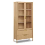 Liv 35.25_ Glass Cabinet - White Oak