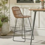 Selka Outdoor Bar Stool - Natural