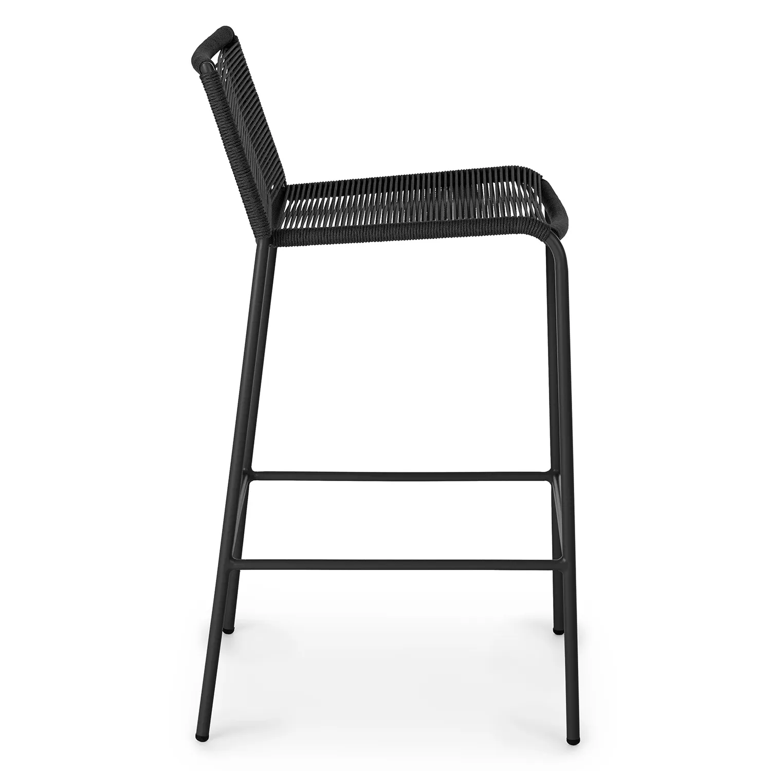 Zina Outdoor Bar Stool - Ember Black - Image 3