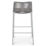 Zina Outdoor Bar Stool - Heathered Gray
