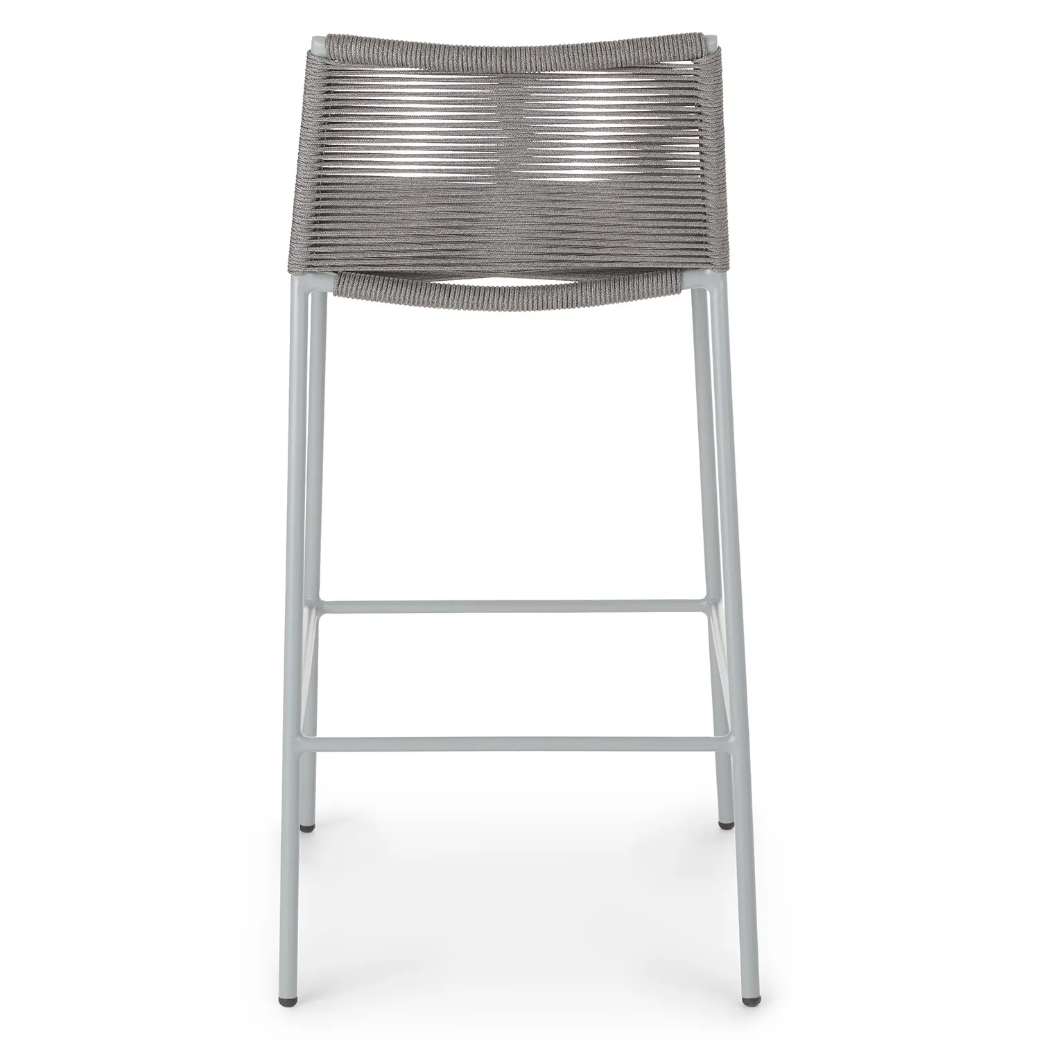 Zina Outdoor Bar Stool - Heathered Gray - Image 3