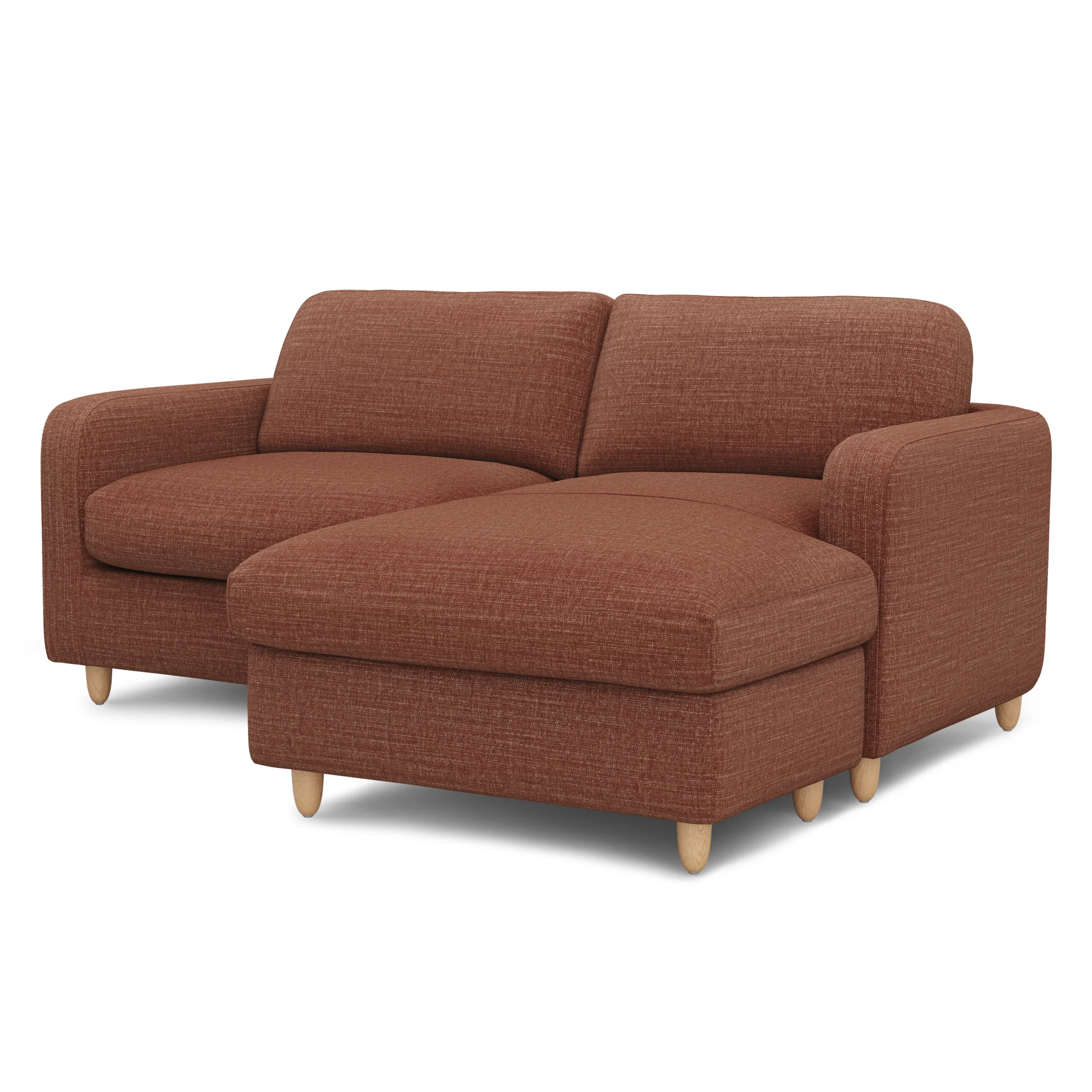 Vati 80_ Right Storage Sectional - Natural Oak and Silver Light Blue - Image 8