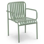 Sarek Outdoor Stackable Dining Armchair - Khaki Green