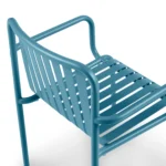 Sarek Outdoor Stackable Dining Armchair - Peacock Blue