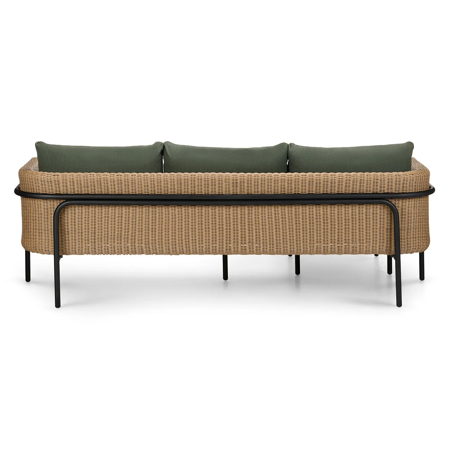 Aby 88_ Outdoor Reversible Sectional - Dravite Green - Image 8
