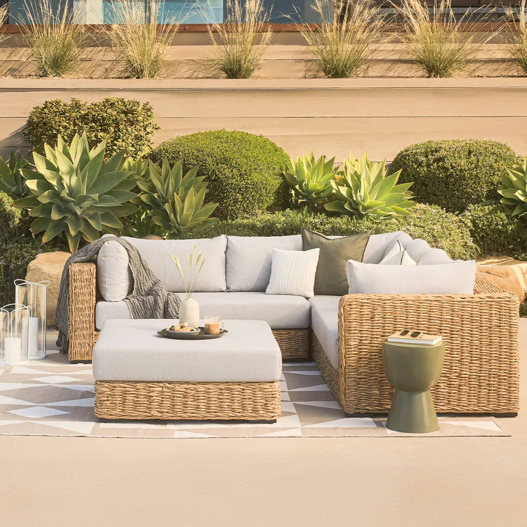 Capra 97_ Outdoor Sectional Set - Beach Sand - Image 15