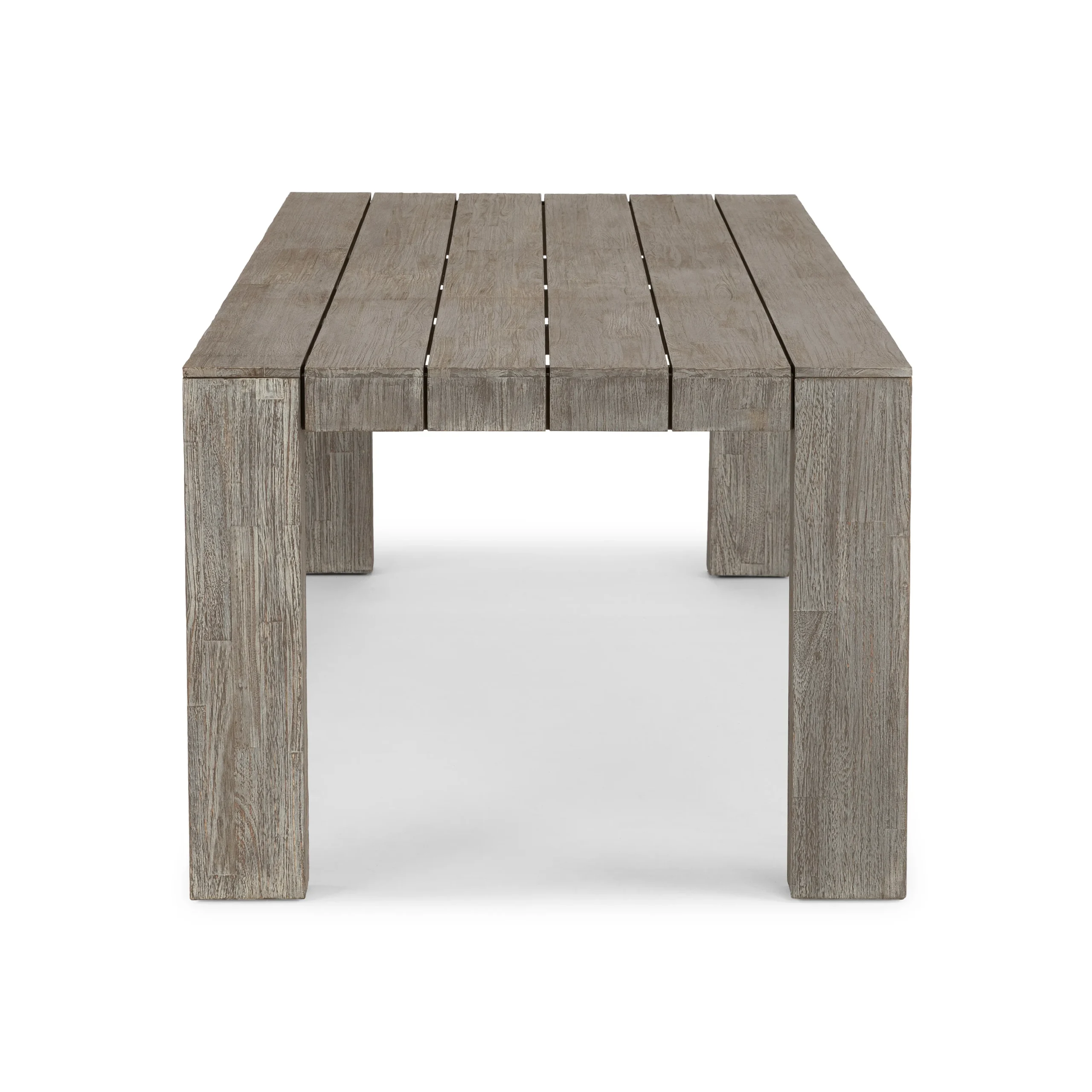 Atica 98_ Outdoor Dining Table - Washed Acacia - Image 8