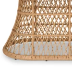 Calliope 78.75_ Outdoor Dining Table  - Wicker
