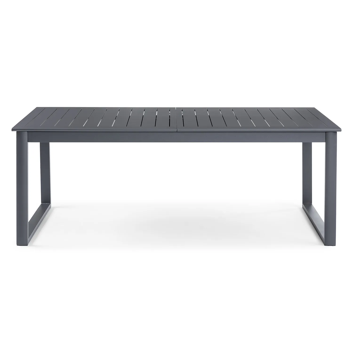 Ofer 80.25_ - 104.75_ Outdoor Extendable Dining Table - Dark Gray - Image 16