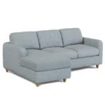 Vati 90.5_ Left Storage Sectional - Natural Oak and Silver Light Blue