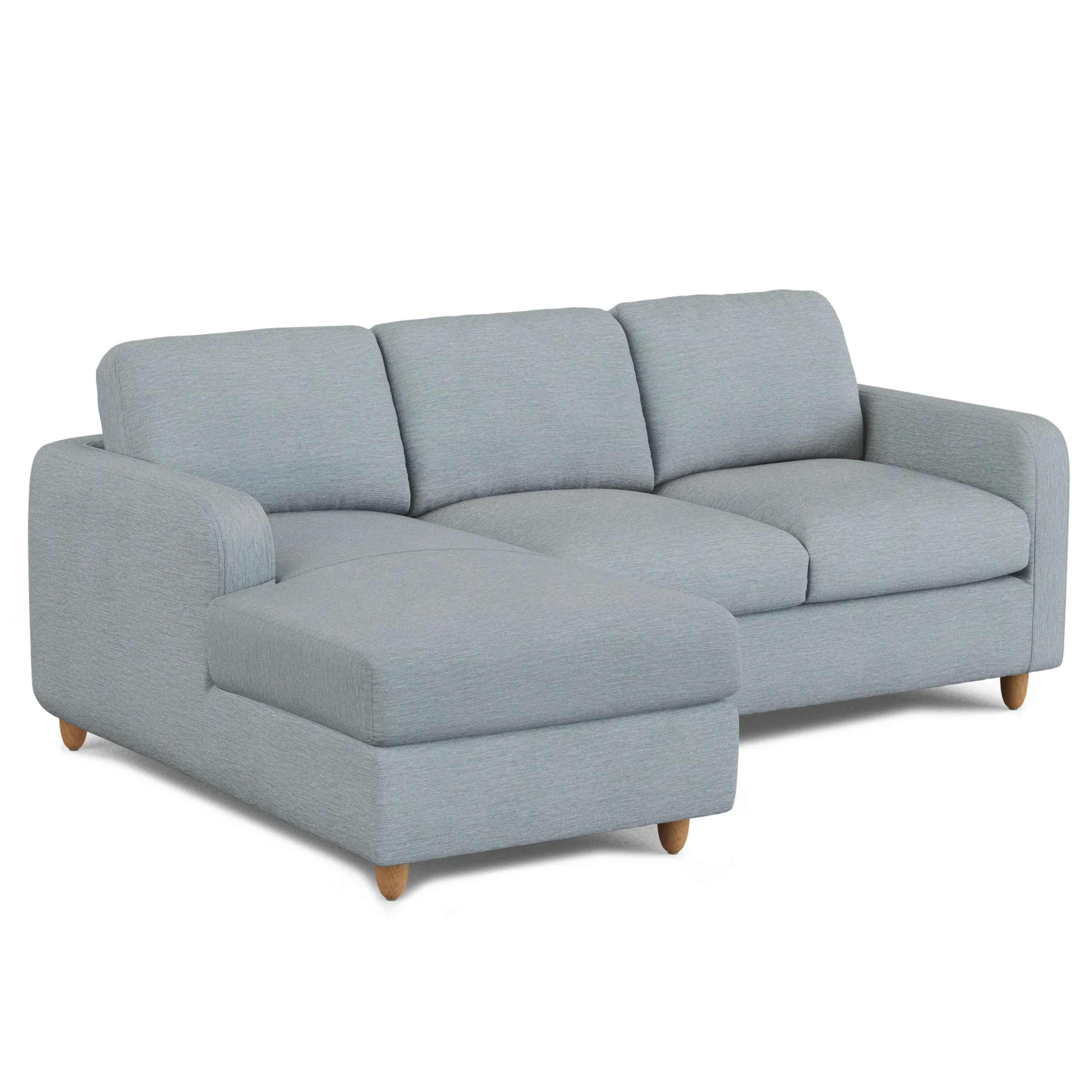 Vati 90.5_ Left Storage Sectional - Natural Oak and Silver Light Blue - Image 13