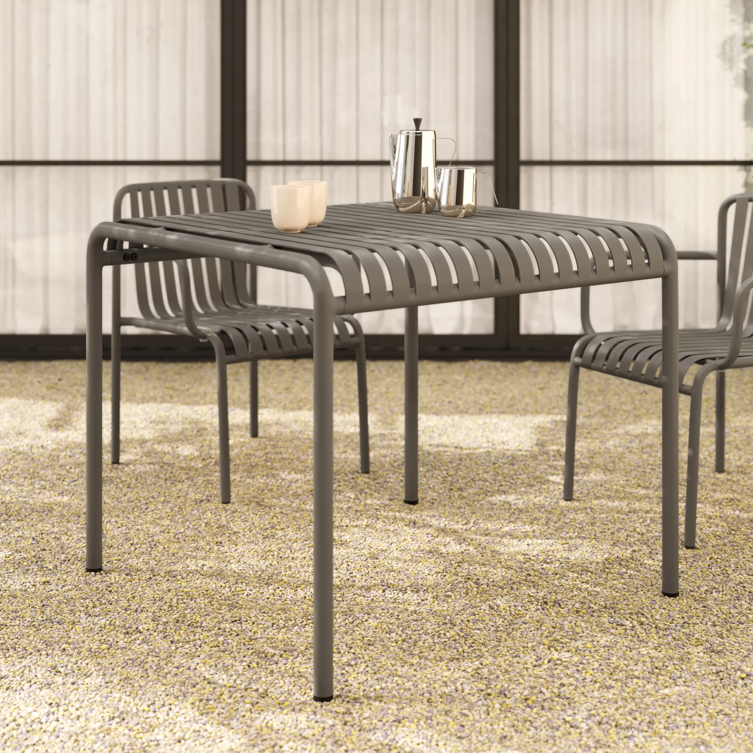 Sarek 35.5_ Outdoor Dining Table - Warm Stone