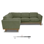 Timber 93_ Corner Sectional - Olio Green