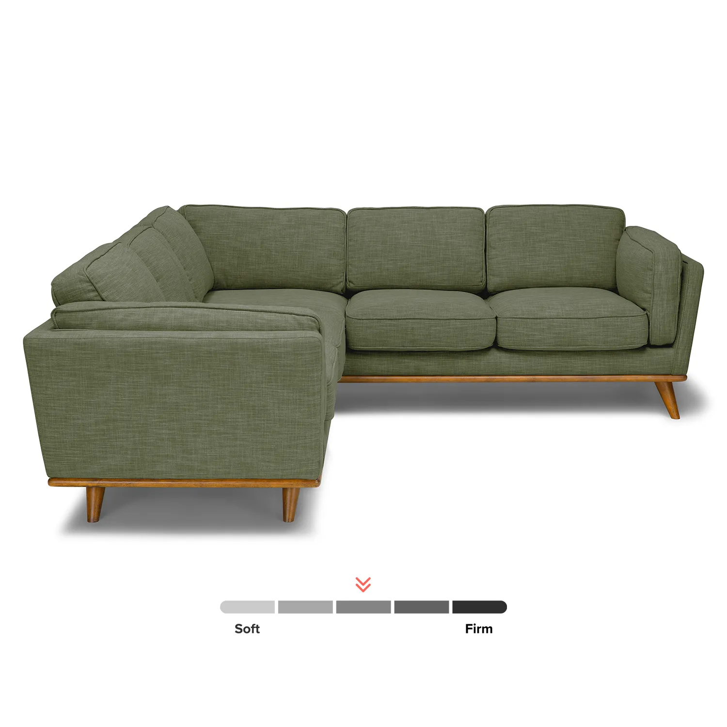 Timber 93_ Corner Sectional - Olio Green - Image 3